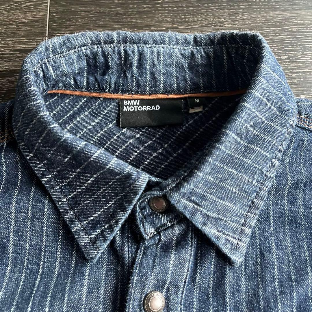  Motorrad 純正 デニムシャツ 厚手 海外サイズＭ（日本Ｌ相当）