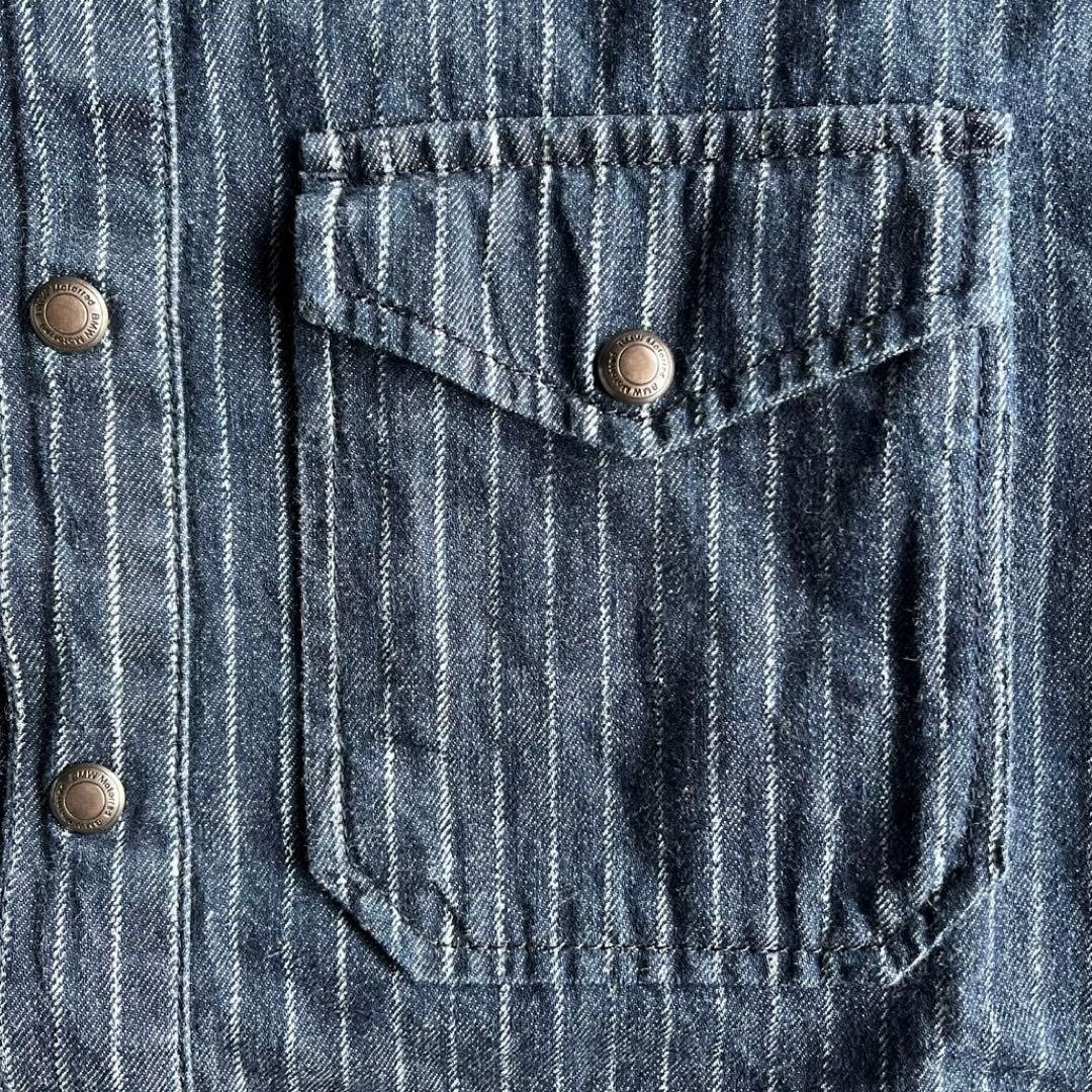  Motorrad 純正 デニムシャツ 厚手 海外サイズＭ（日本Ｌ相当）