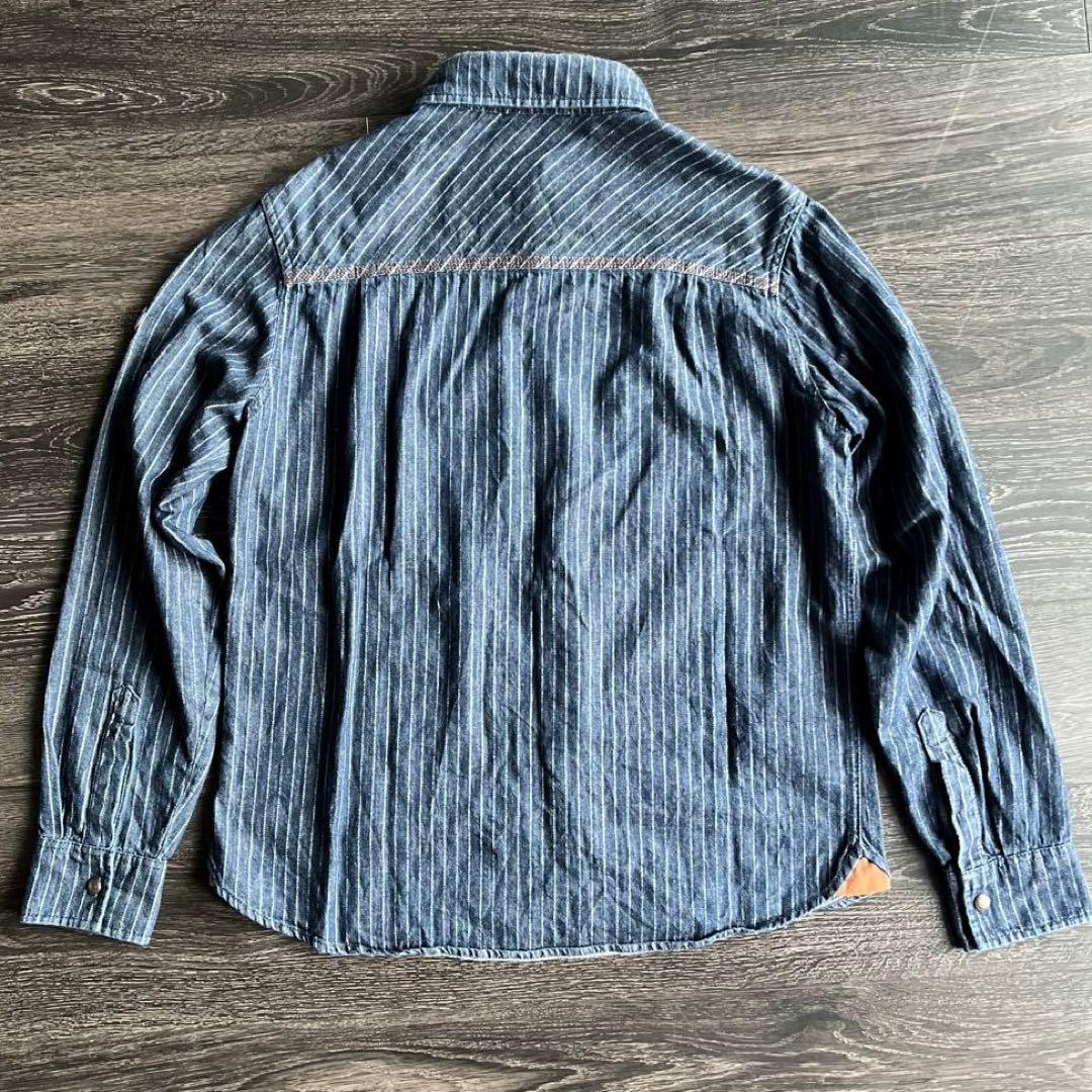  Motorrad 純正 デニムシャツ 厚手 海外サイズＭ（日本Ｌ相当）