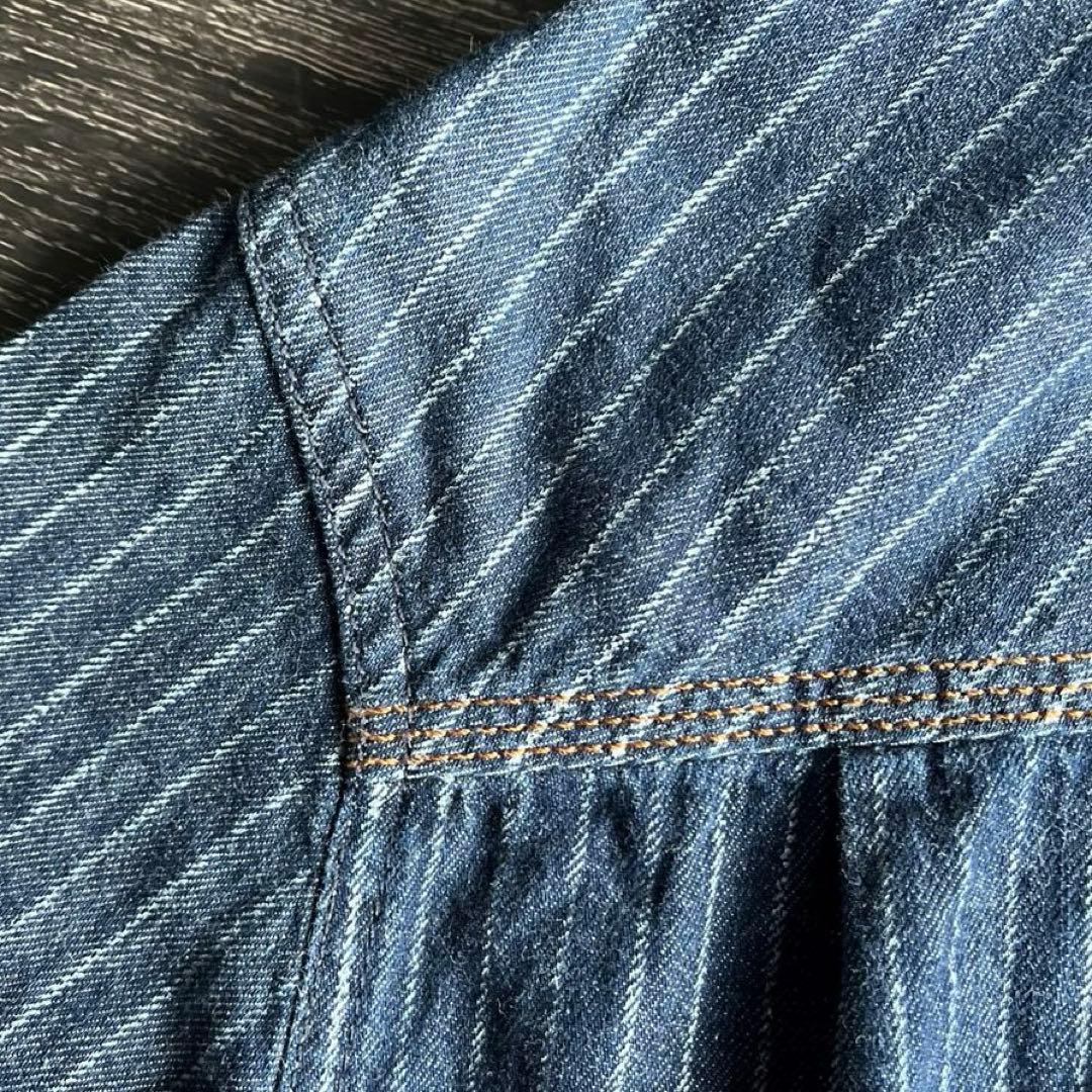  Motorrad 純正 デニムシャツ 厚手 海外サイズＭ（日本Ｌ相当）