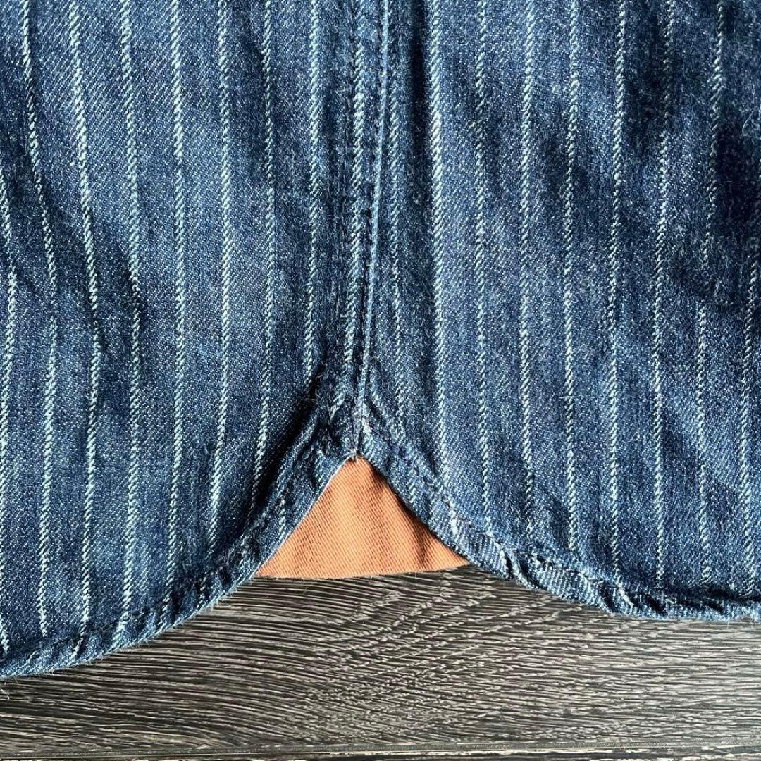  Motorrad 純正 デニムシャツ 厚手 海外サイズＭ（日本Ｌ相当）