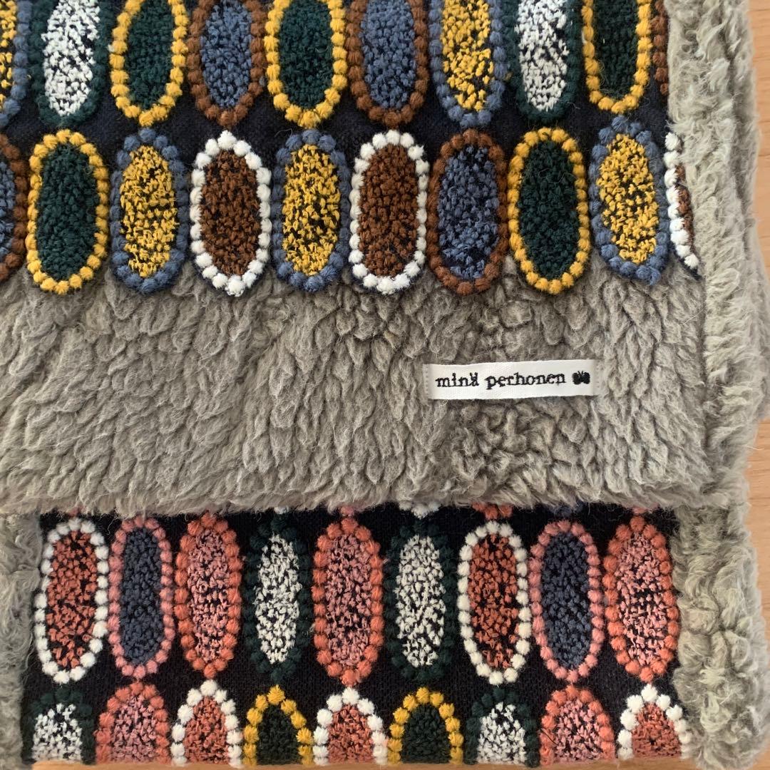 ミナペルホネン mina perhonen tarte ボア マフラー ストール