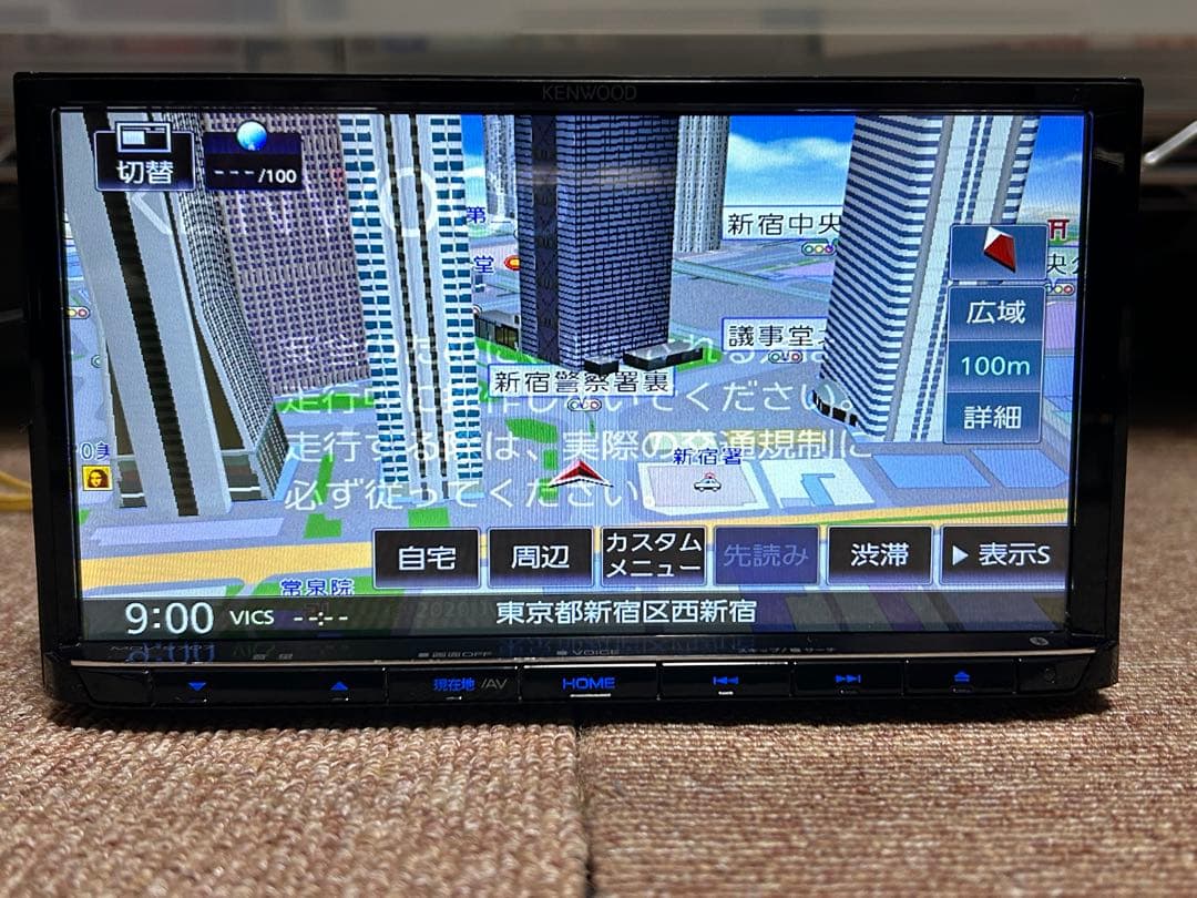 J*k様 最新地図更新済 KENWOOD MDV-S707 Bluetooth