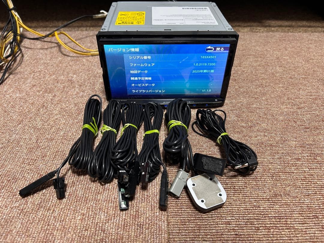J*k様 最新地図更新済 KENWOOD MDV-S707 Bluetooth