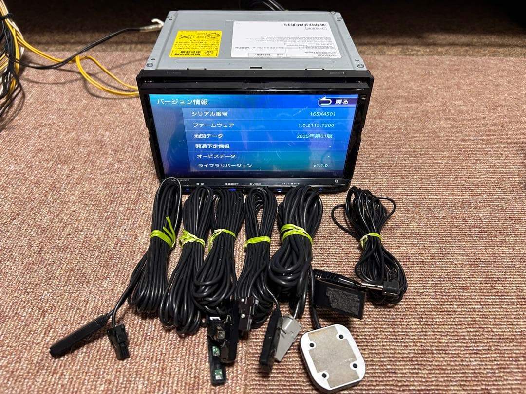 J*k様 最新地図更新済 KENWOOD MDV-S707 Bluetooth