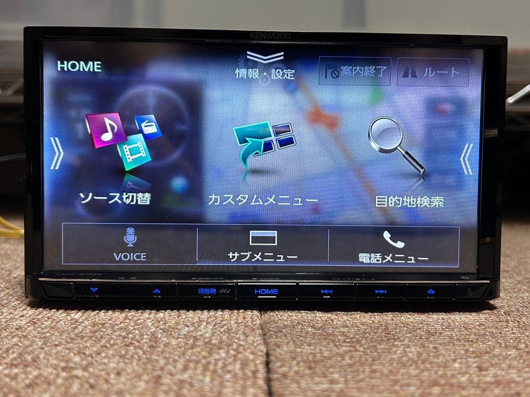 J*k様 最新地図更新済 KENWOOD MDV-S707 Bluetooth