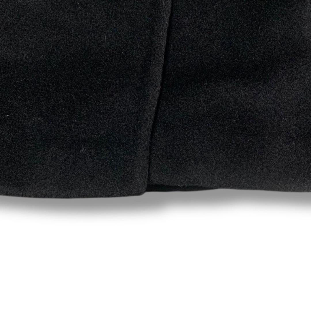 美品 Lサイズ マックスマーラ ロングコート カシミヤ 白タグ 女優襟 黒☆