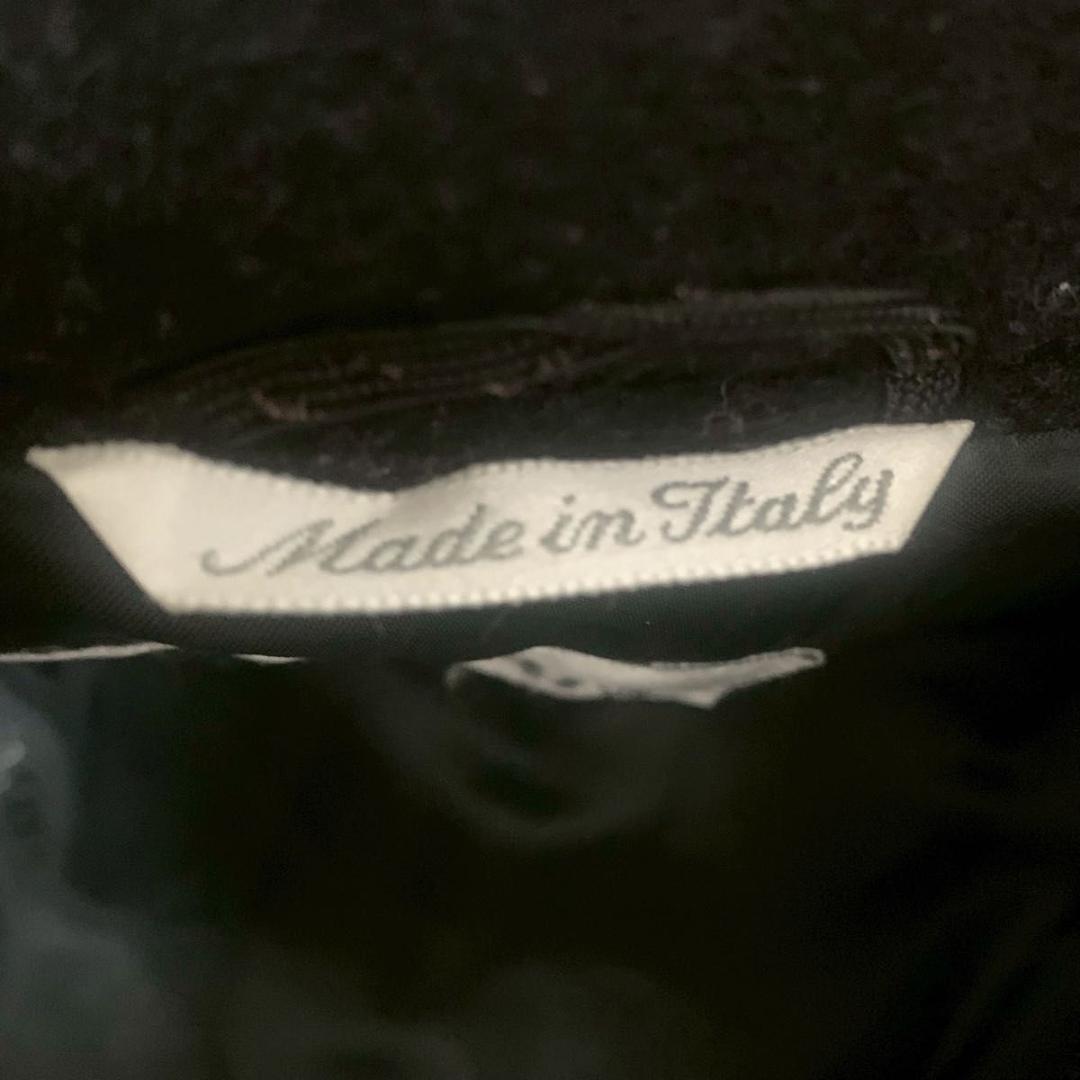 美品 Lサイズ マックスマーラ ロングコート カシミヤ 白タグ 女優襟 黒☆