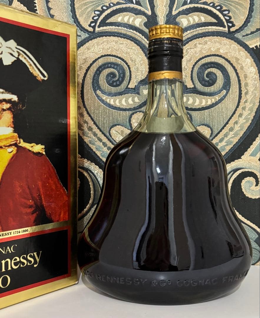 【未開栓】Hennessy X.O. ヘネシーXOグリーンボトル 金キャップ古酒