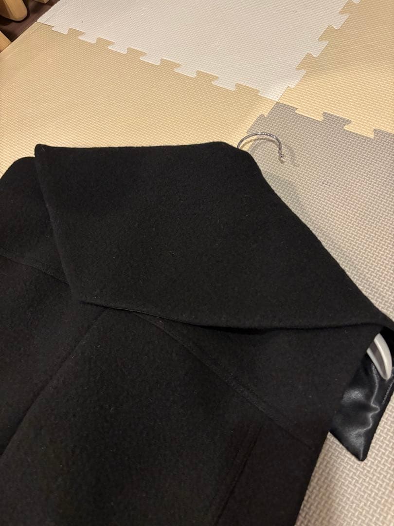 yori shirocon ポコポコビッグカラージレ　36 ブラック