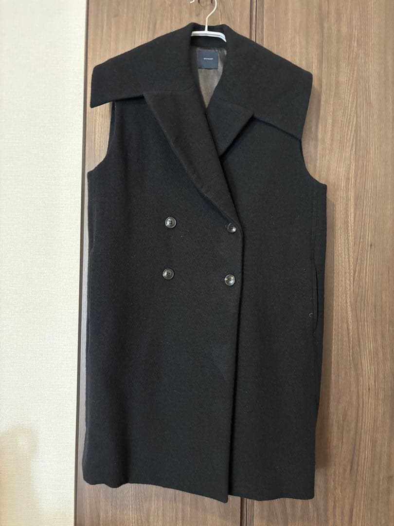 yori shirocon ポコポコビッグカラージレ　36 ブラック