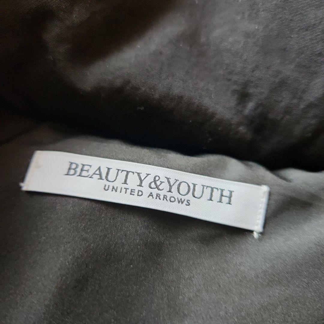 新品同様BEAUTY&YOUTH ブラックパファージャケット