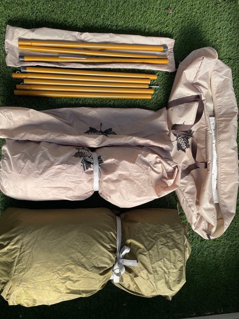 【お値下げしました】ロゴス ティピーテント + DODのインナーマット