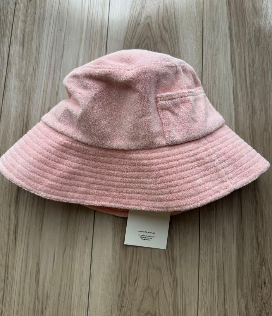 Lack of Color ピンク パイル バケットハットM/L