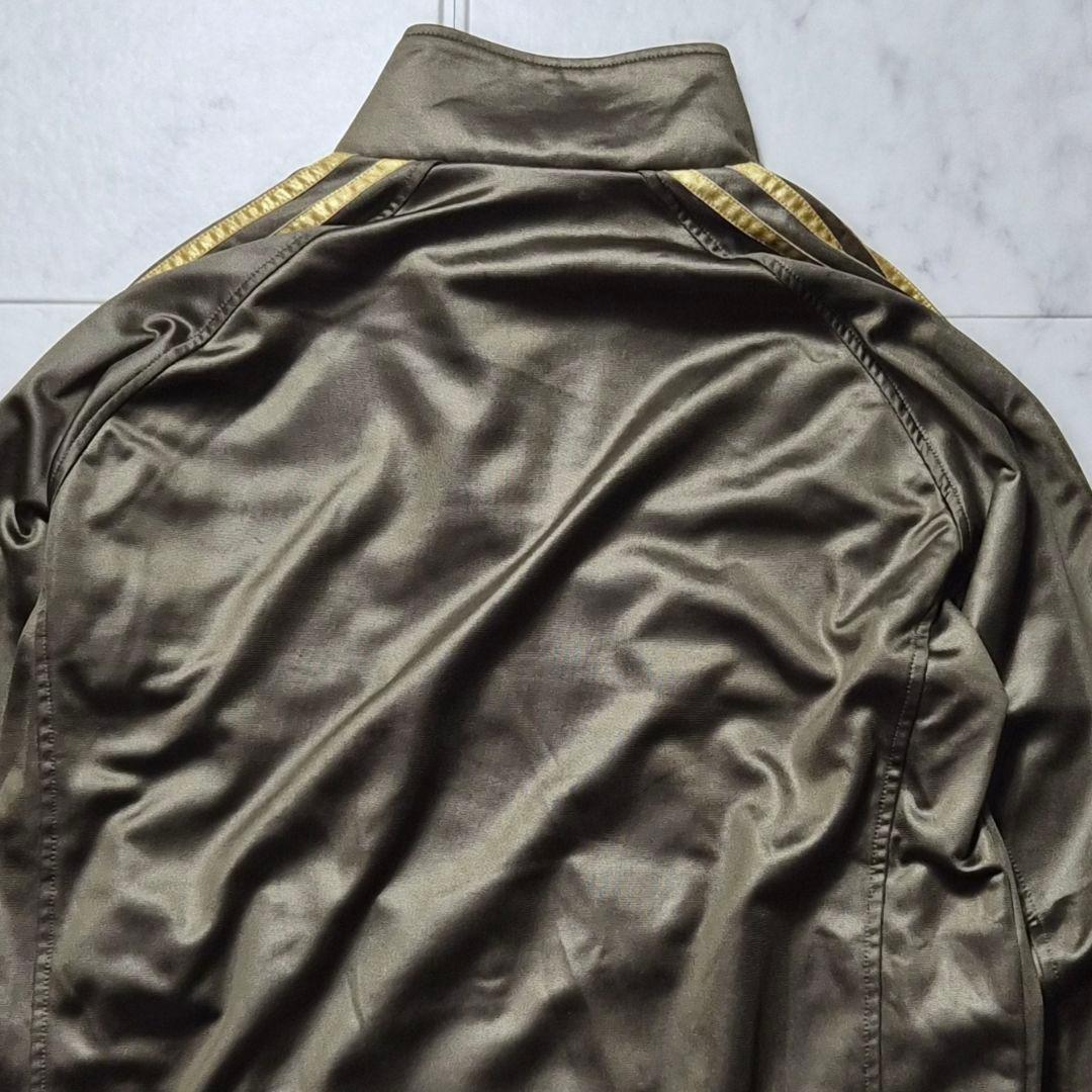 adidas コーティングジャージ セットアップ カーキ L