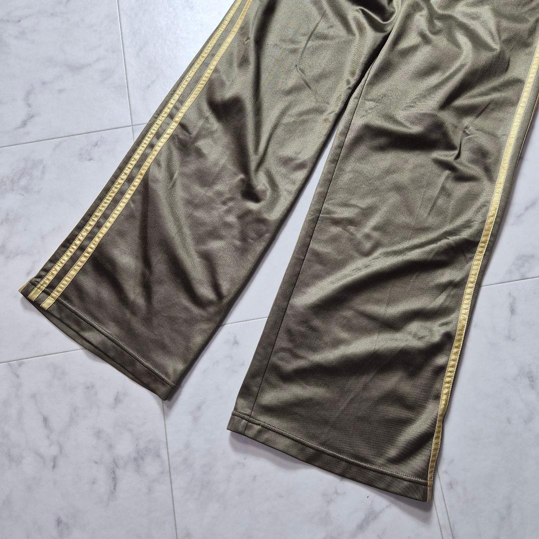 adidas コーティングジャージ セットアップ カーキ L