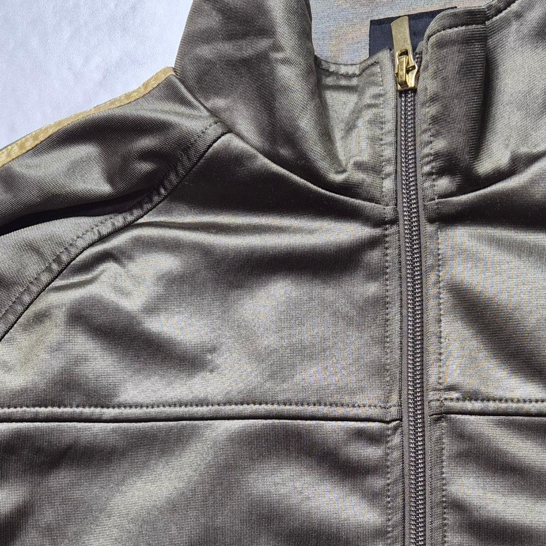 adidas コーティングジャージ セットアップ カーキ L