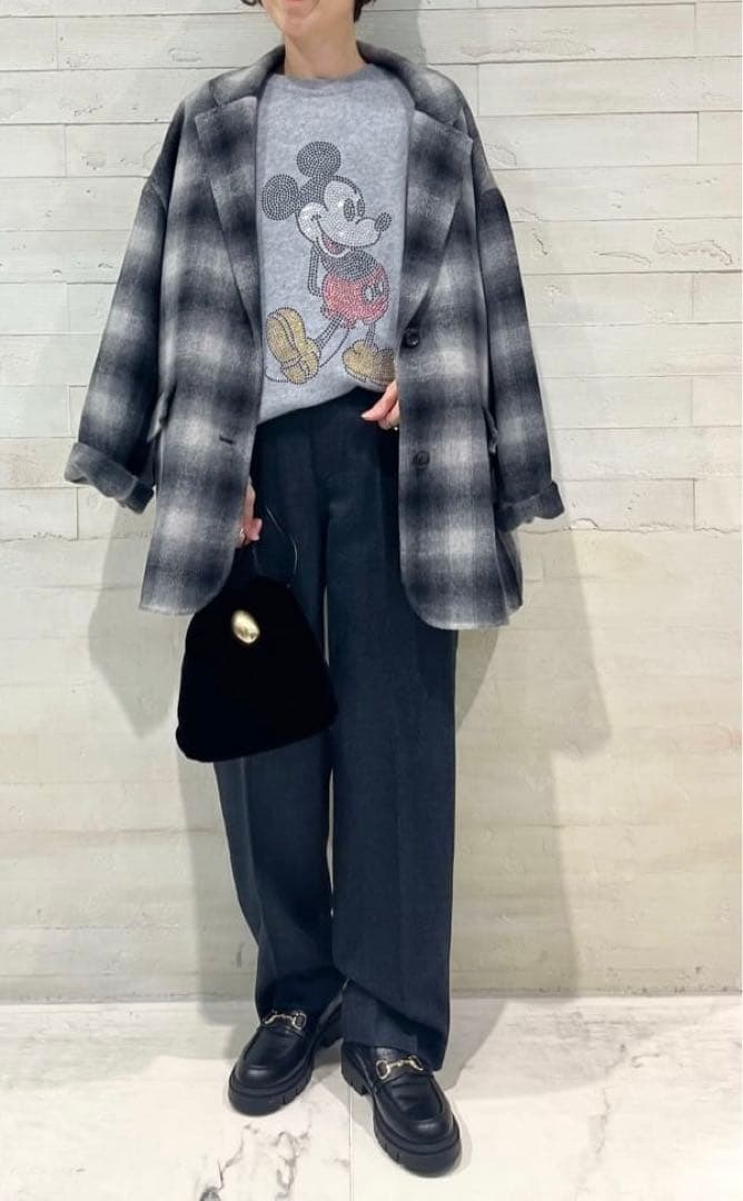 【Spick and Span】未使用タグ付ウールミックスリバージャケット 38