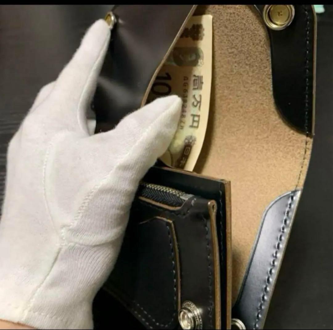 トラッカーウォレット ミドル CA008 horse leather