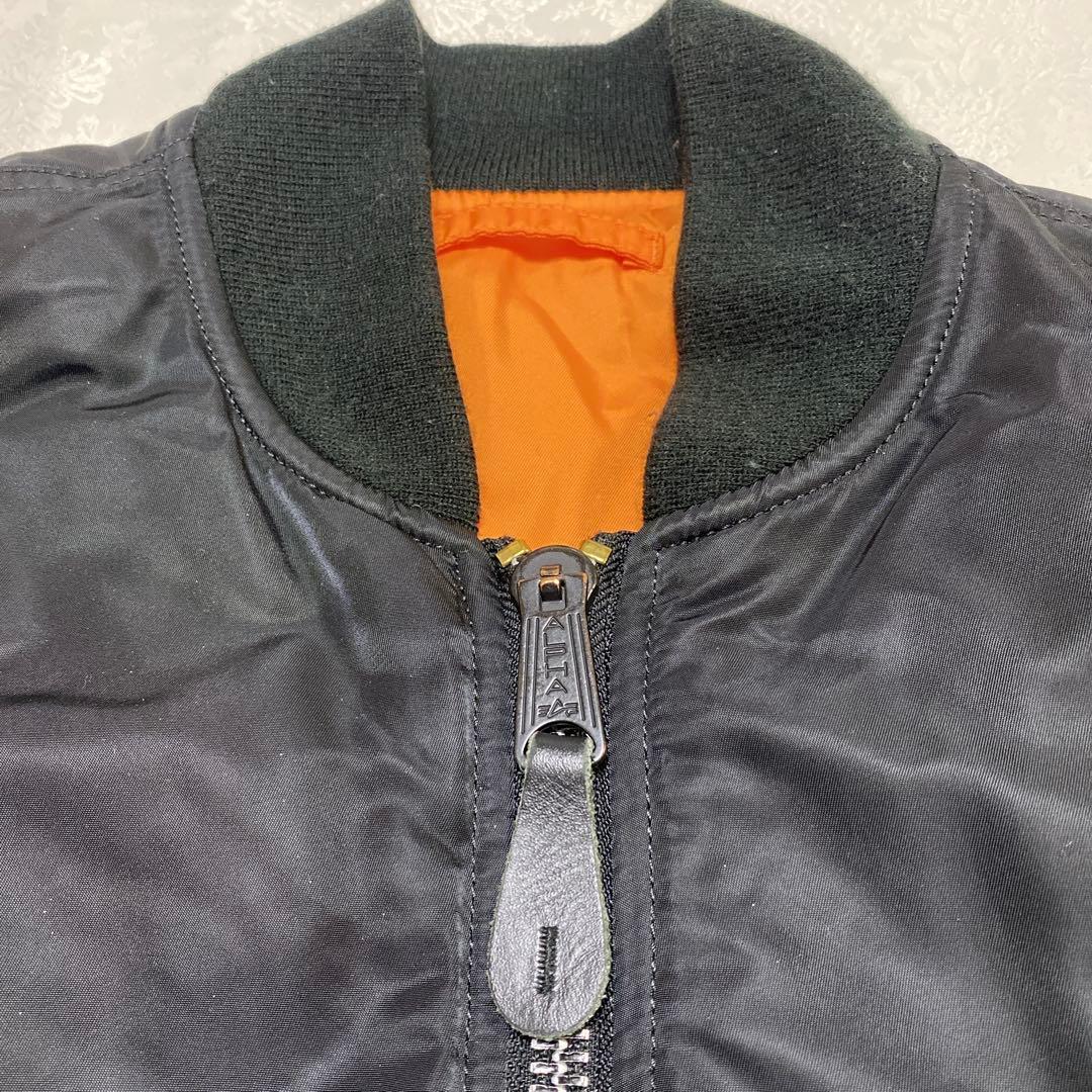 ALPHA アルファインダストリーズ MA-1 フライトジャケット Sサイズ 黒