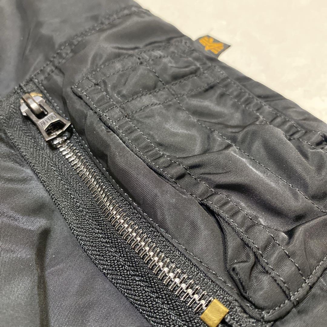 ALPHA アルファインダストリーズ MA-1 フライトジャケット Sサイズ 黒