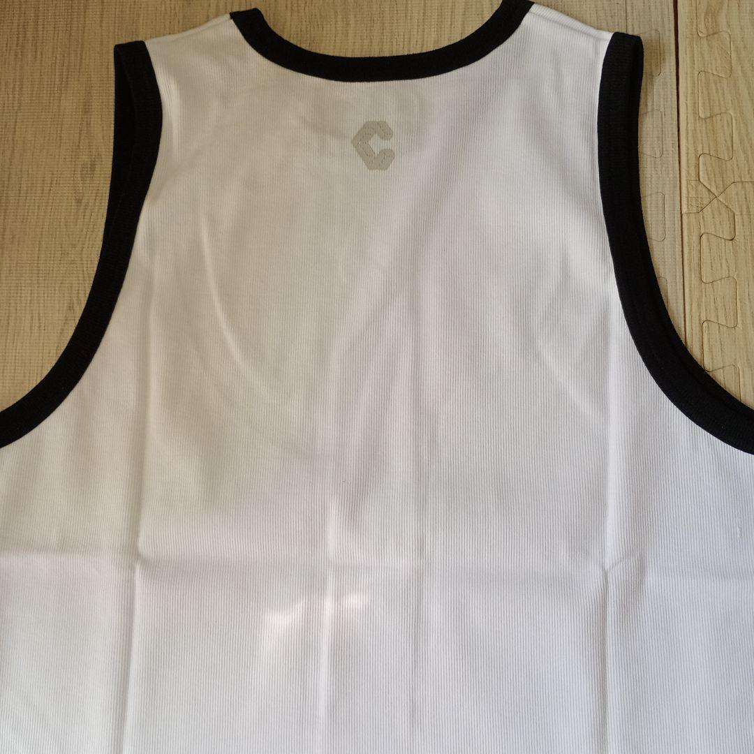 人気カラーモデル！ロゴ 　筋トレ クロノス cronos　サイズ42　白✕黒　綿