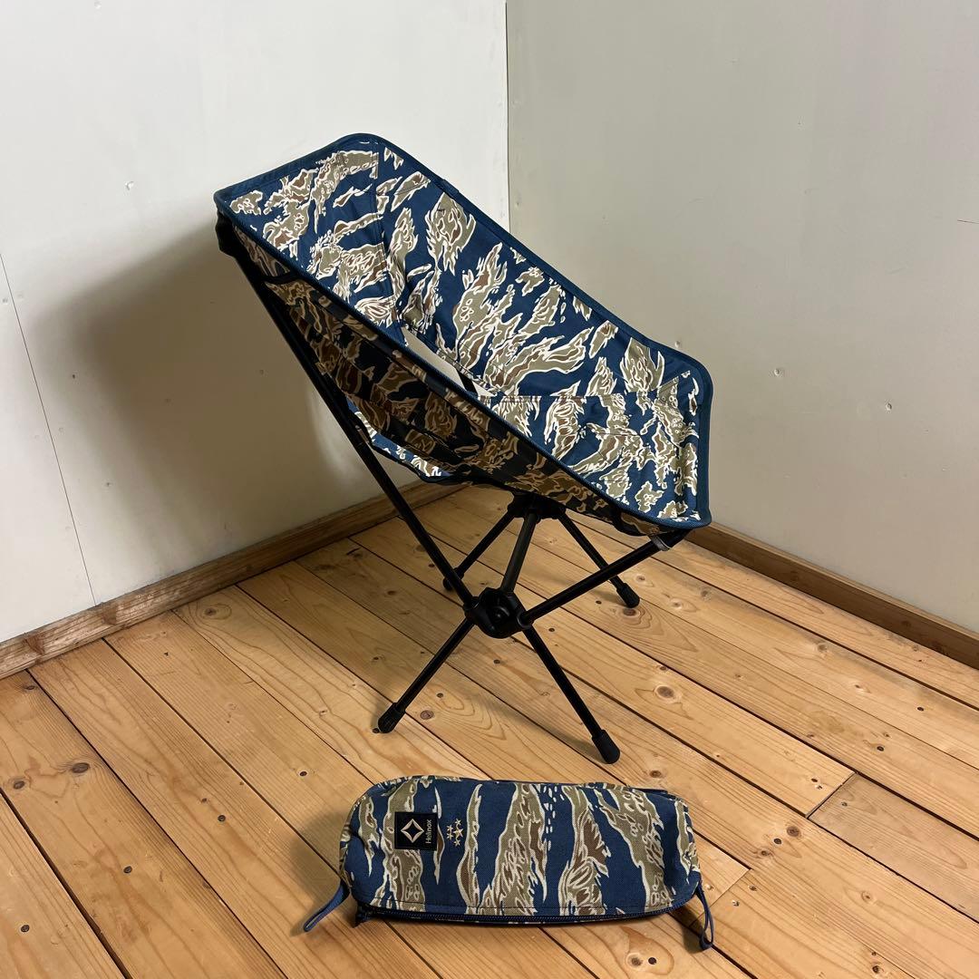 美品◾️Helinox ヘリノックス チェア 迷彩 タイガーカモ アウトドア 椅子