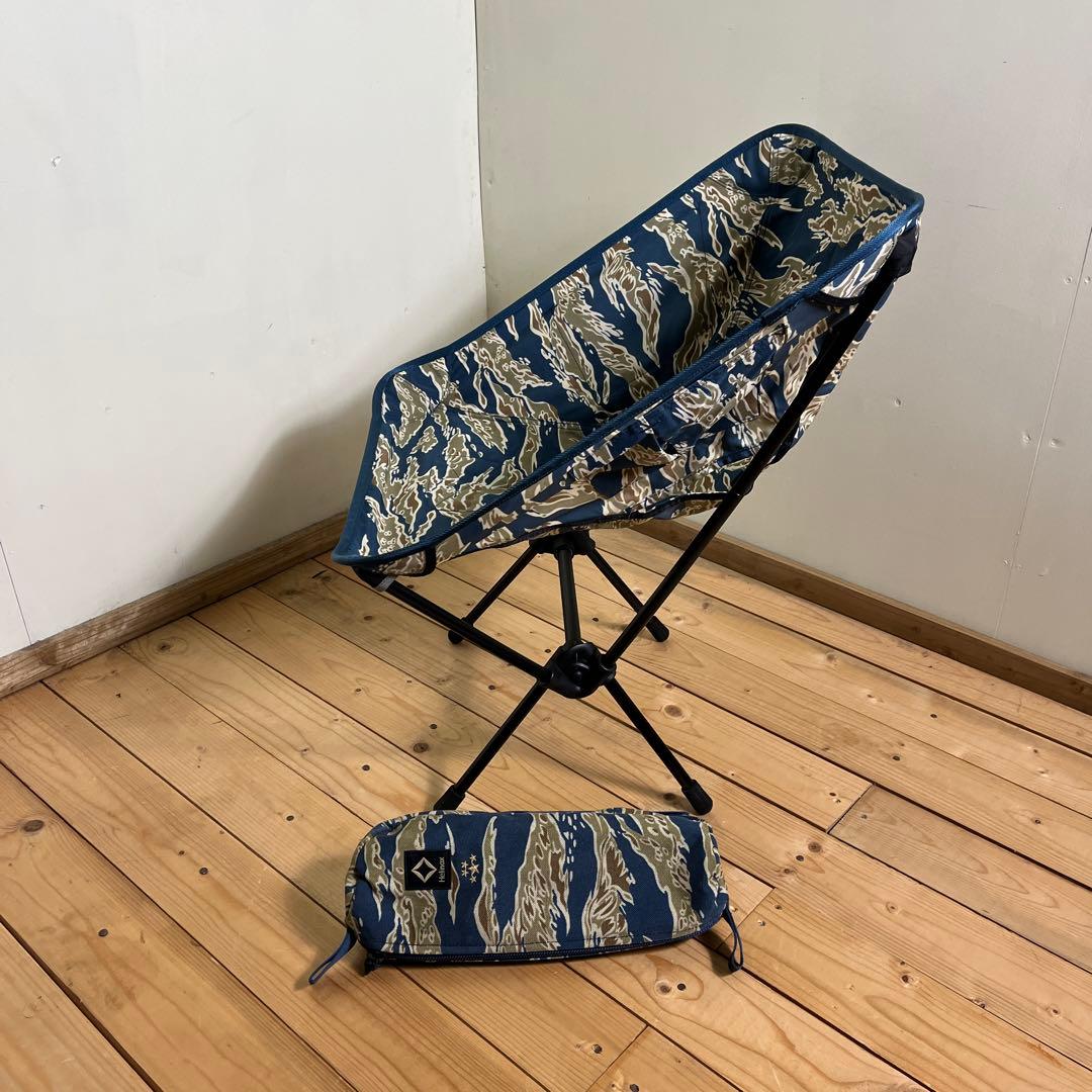 美品◾️Helinox ヘリノックス チェア 迷彩 タイガーカモ アウトドア 椅子