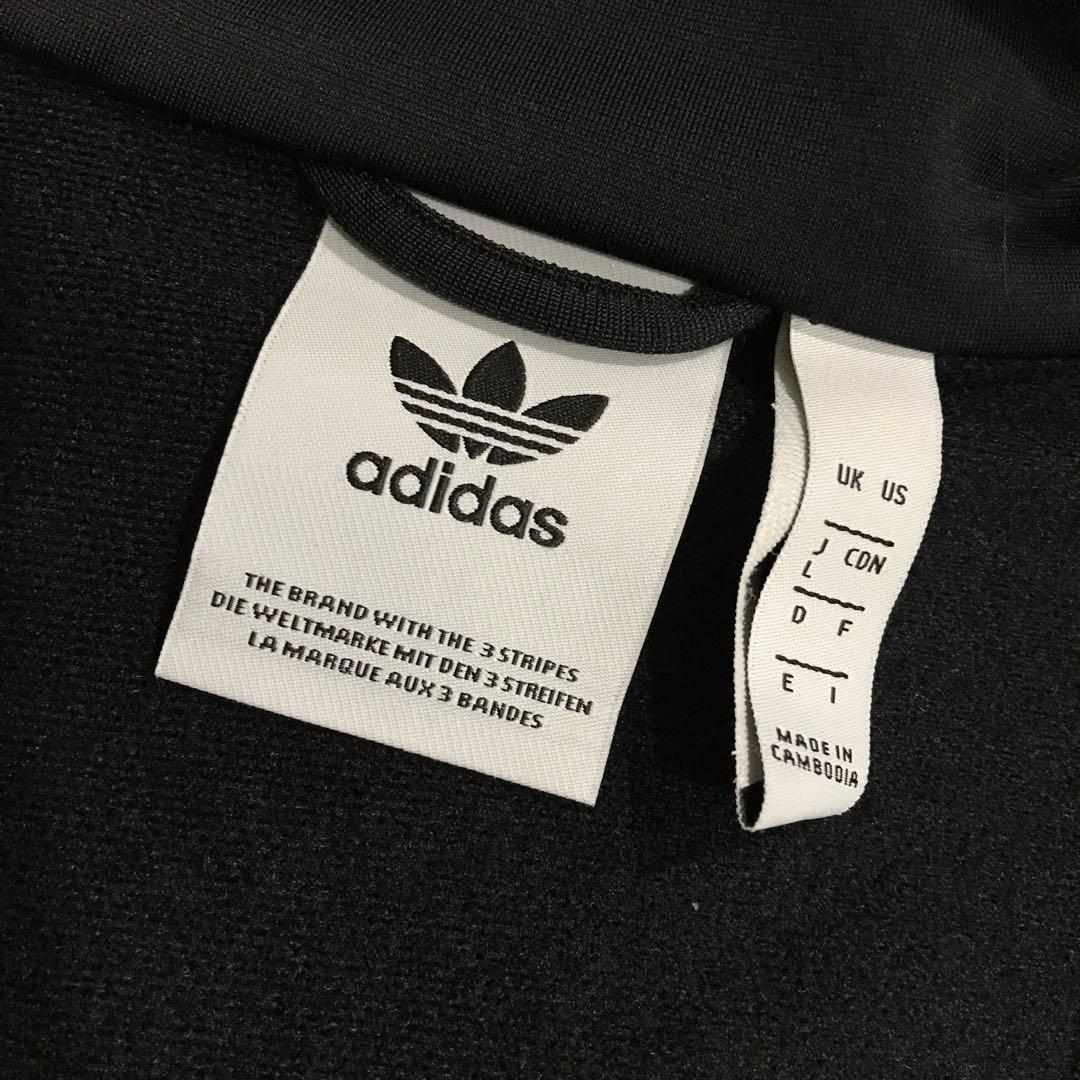 adidas ファイヤーバード トラックジャケット 極美品 黒白 L