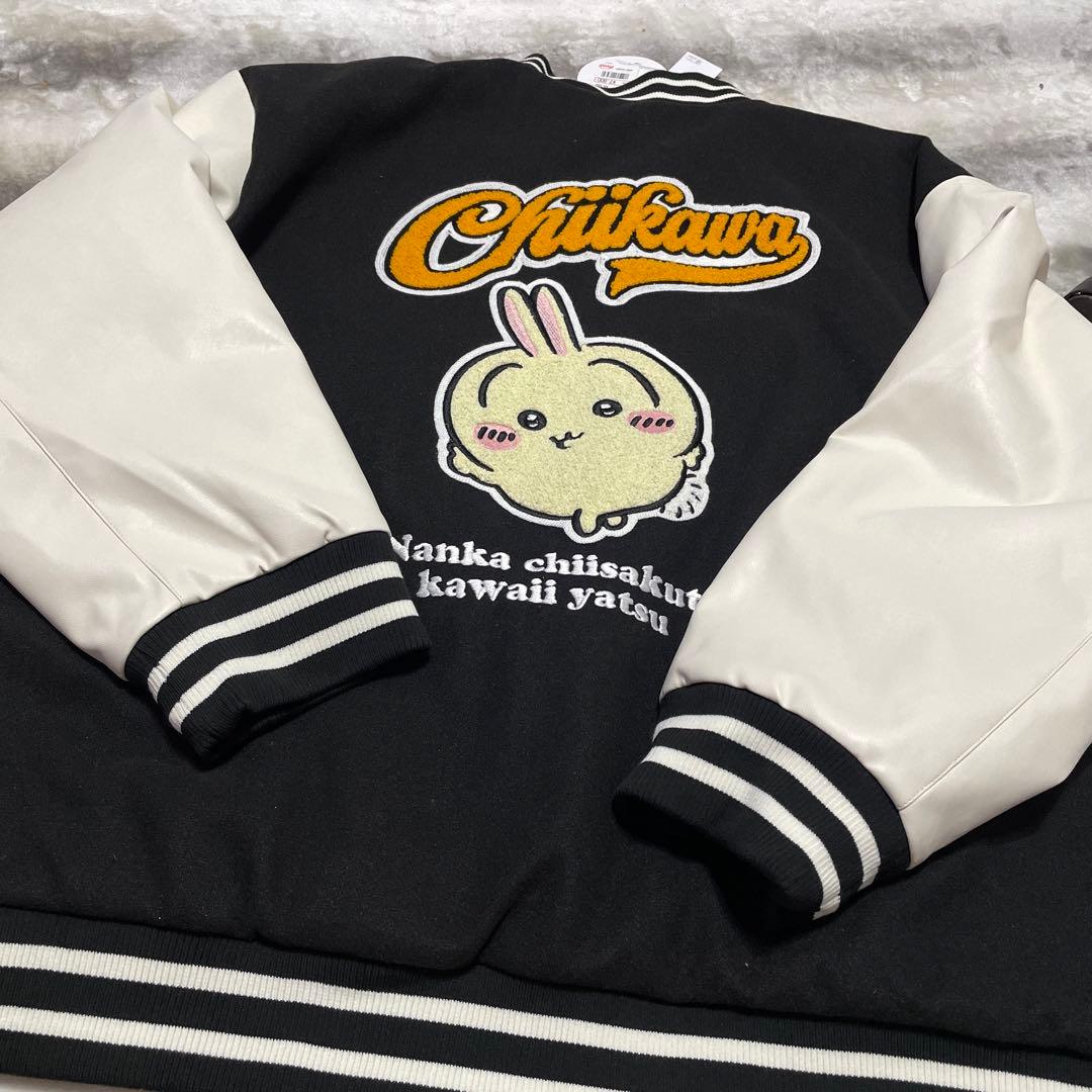 ちいかわ　うさぎ　メンズ　スタジャン✨サガラ刺繍 　5L アベイル　バレンタイン