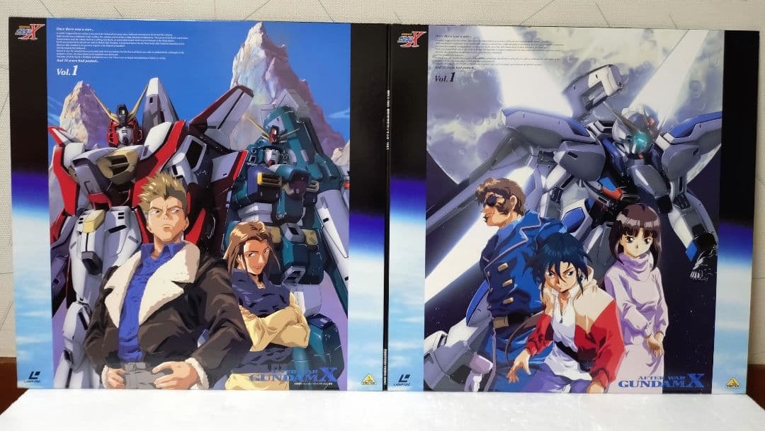 機動新世紀ガンダムX LD単品セル全5巻セット販売