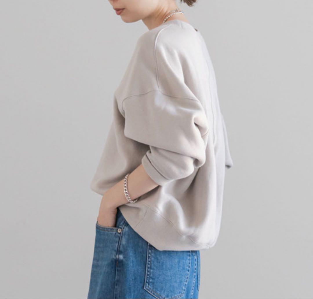 【新品・元値16500円】NOBLE ナッピングオーバーニュアンススウェット