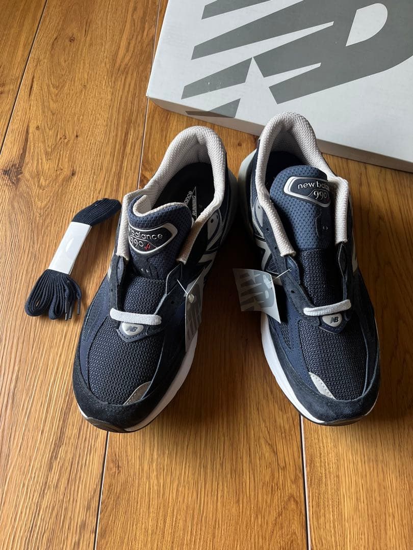 New Balance W990NV6 （27.5cm USA ネイビー）