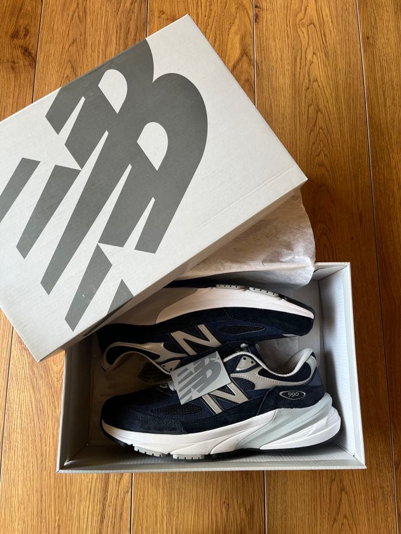 New Balance W990NV6 （27.5cm USA ネイビー）
