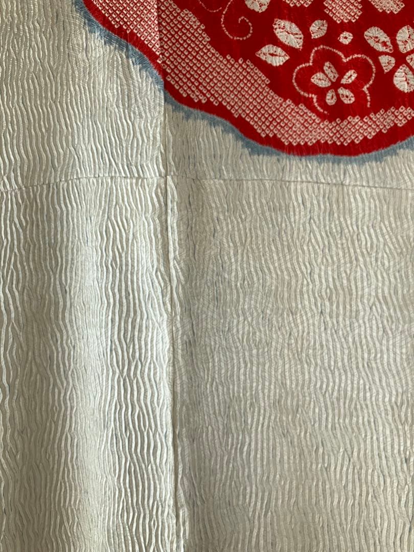 ちー様 希少手絞り」正絹　杢目の総絞り振袖