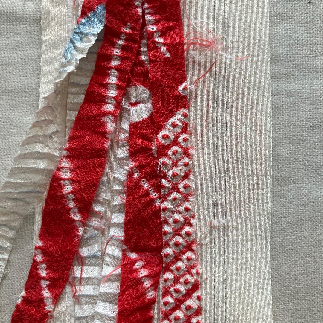 ちー様 希少手絞り」正絹　杢目の総絞り振袖