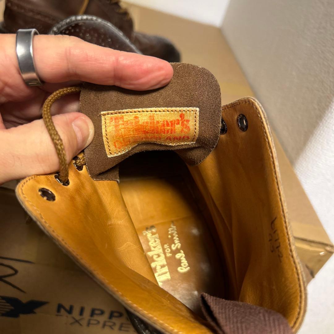 Tricker's　Paul Smith　カントリーブーツ コラボ商品