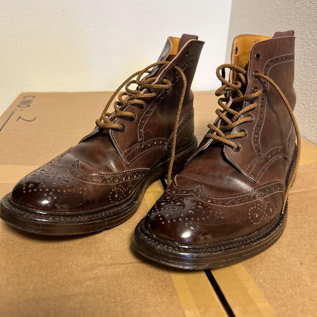 Tricker's　Paul Smith　カントリーブーツ コラボ商品