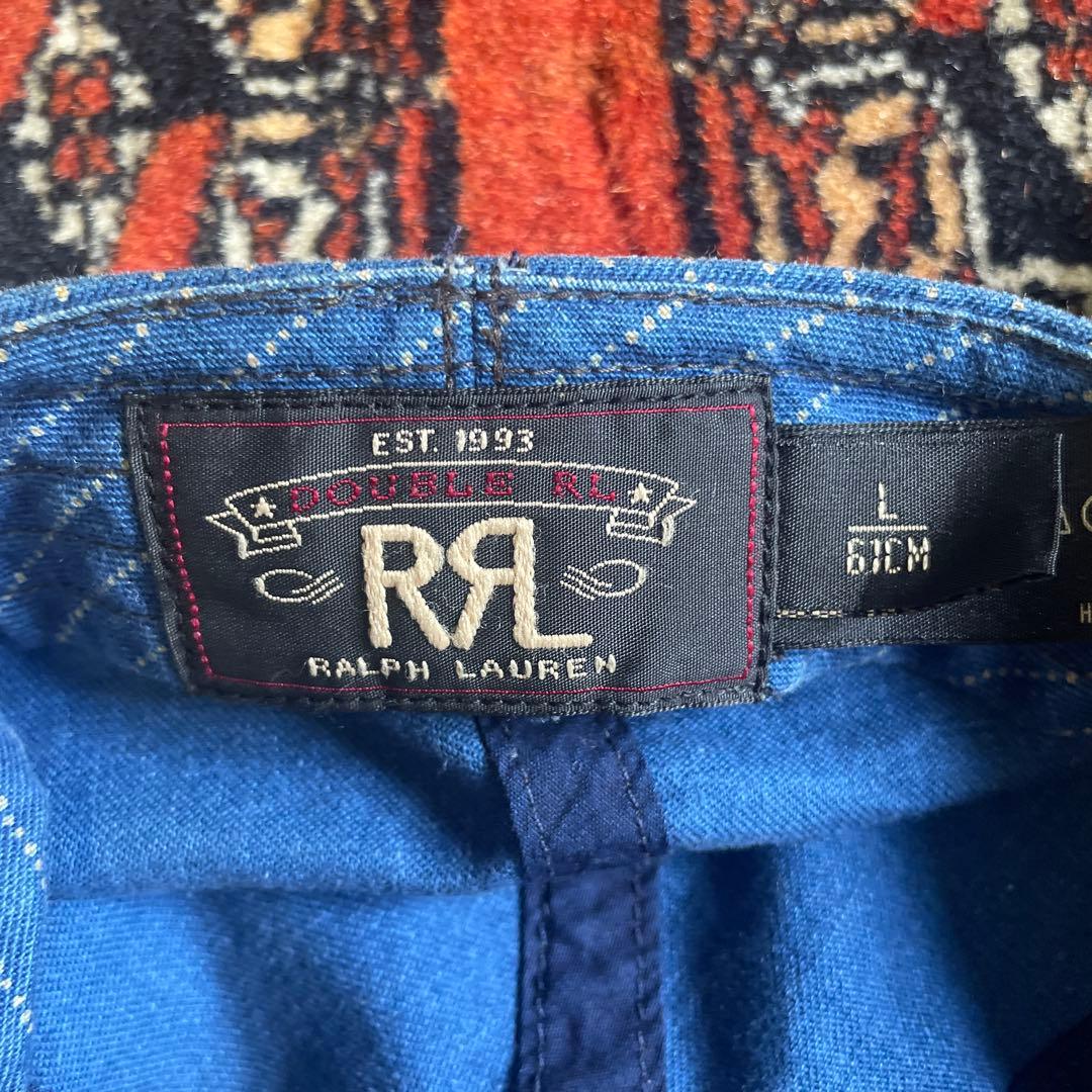 RRL Ralph Lauren キャスケット Lサイズ 青
