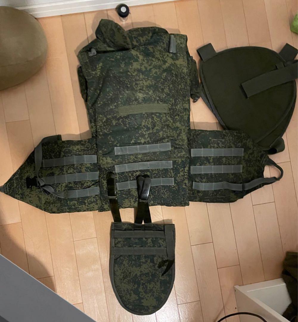 ロシア軍 6b43 ボディーアーマー 実物 ショルダーアーマー グロインアーマー