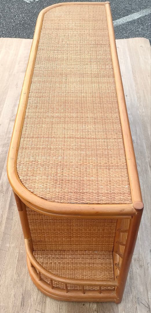 ant　[ビンテージ]ラタン キャビネット サイドボード 籐
