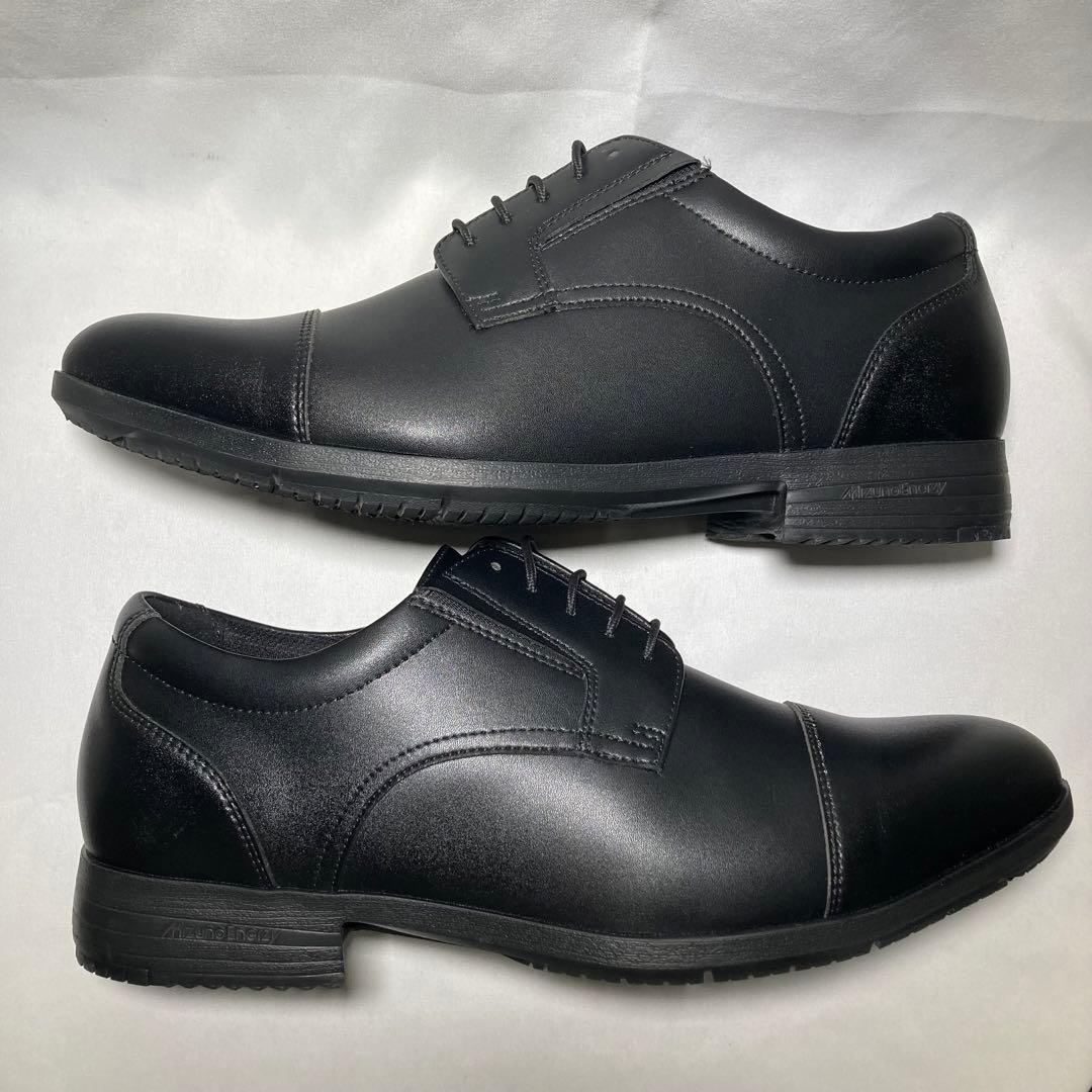 未使用級 ミズノ エクスライト ストレートチップ革靴 26.5cm