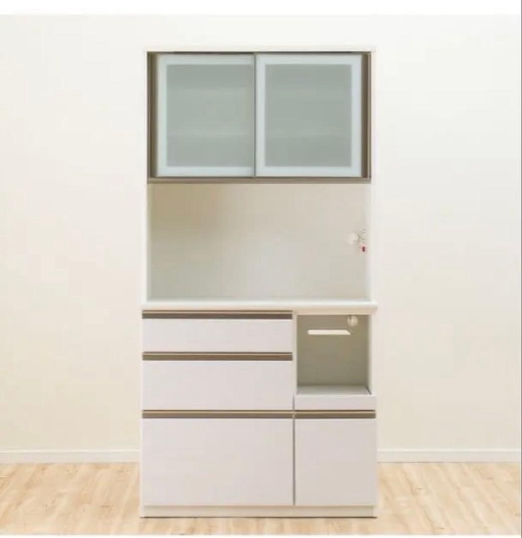 メルちゃんさん専用【送料込】ニトリ キッチンボードアルミナ2 横幅100食器棚