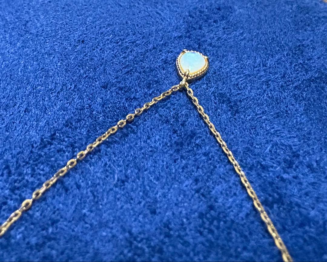 【マロン】K10 オパール ネックレス