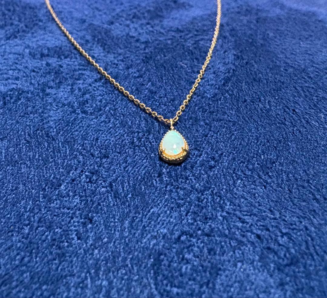 【マロン】K10 オパール ネックレス