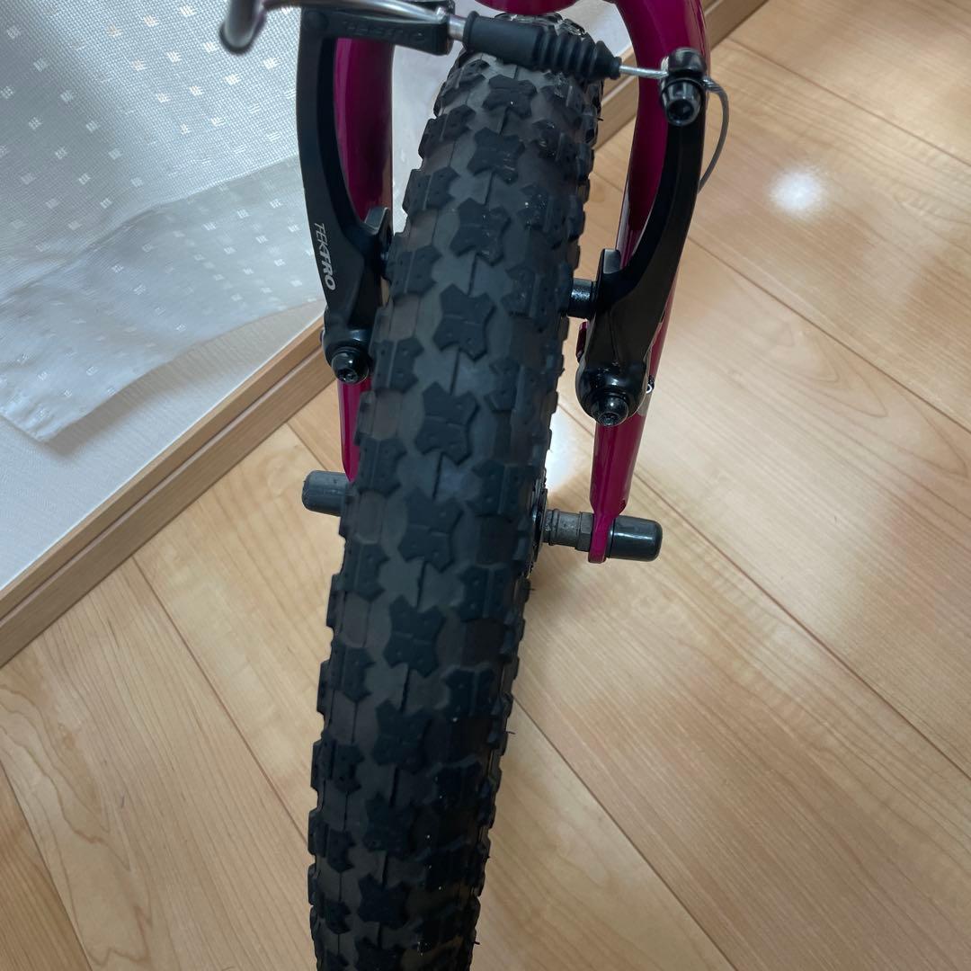 【室内保管/引取希望】ヨツバサイクル ゼロ 16インチ クリスタルピンク