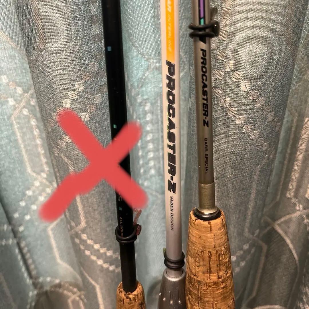 ダイワバスロッド3点セット（バラ売りOK）