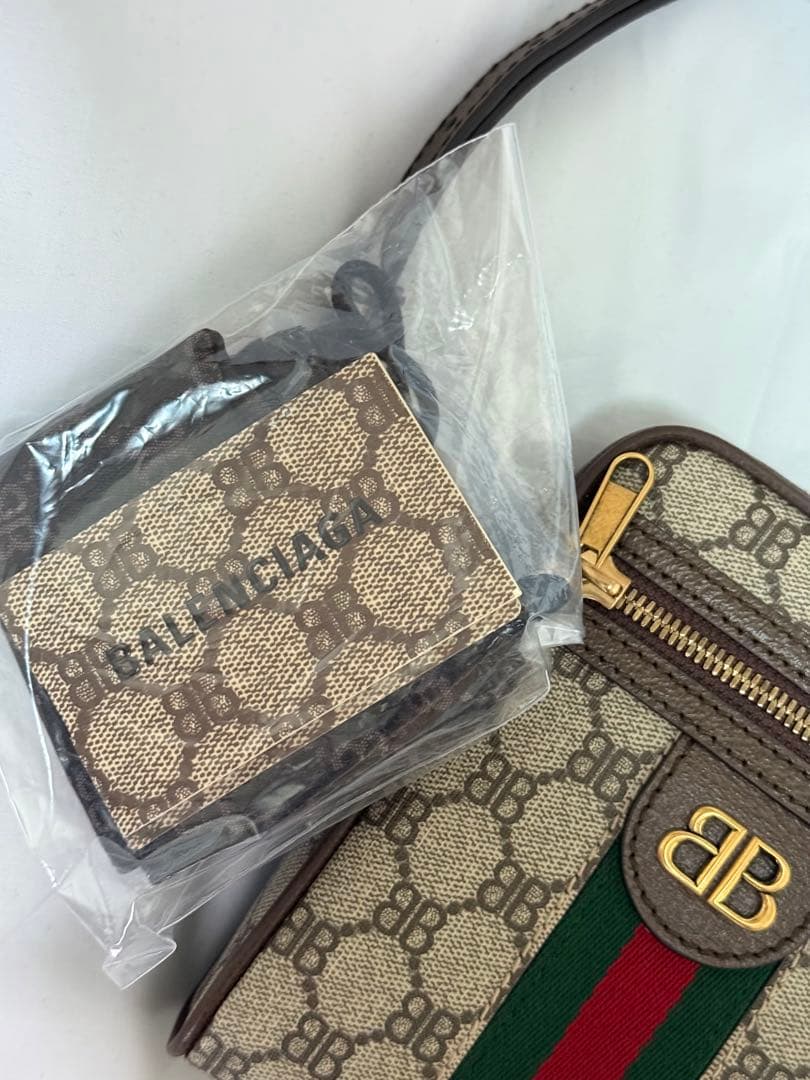【Balenciaga×GUCCI】 オフィディア ショルダーバッグ