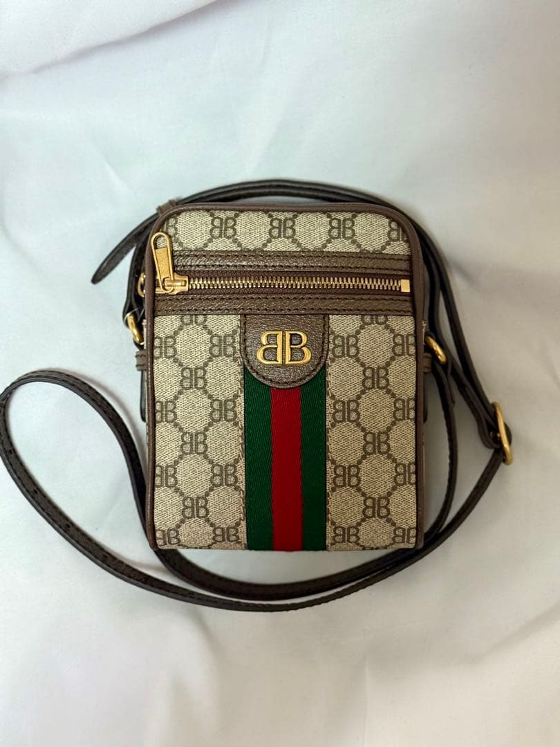 【Balenciaga×GUCCI】 オフィディア ショルダーバッグ