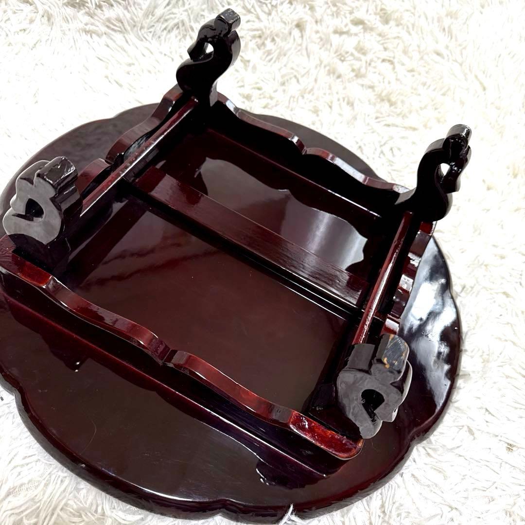 【美品】韓国伝統工芸 螺鈿細工 貝殻細工　ちゃぶ台　ローテーブル　座卓　折り畳み